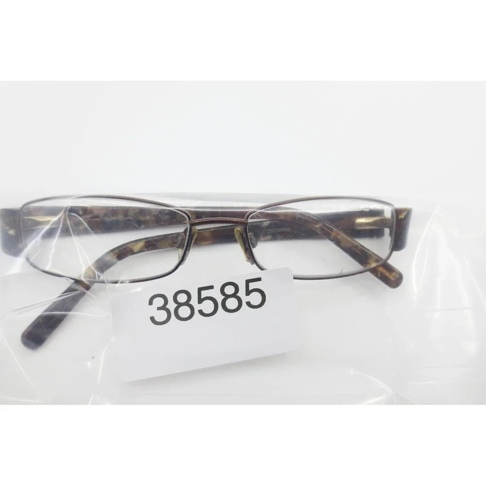 Via Spiga Lauria 580 Eyeglasses Brown Tortoise Rectangular Frames 51-16-135